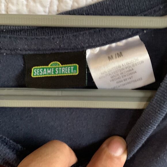 Sesame street Mens cookie monster short sleeve T-shirt blue. M - Picture 5 of 5